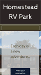 Mobile Screenshot of homesteadrvparknm.com